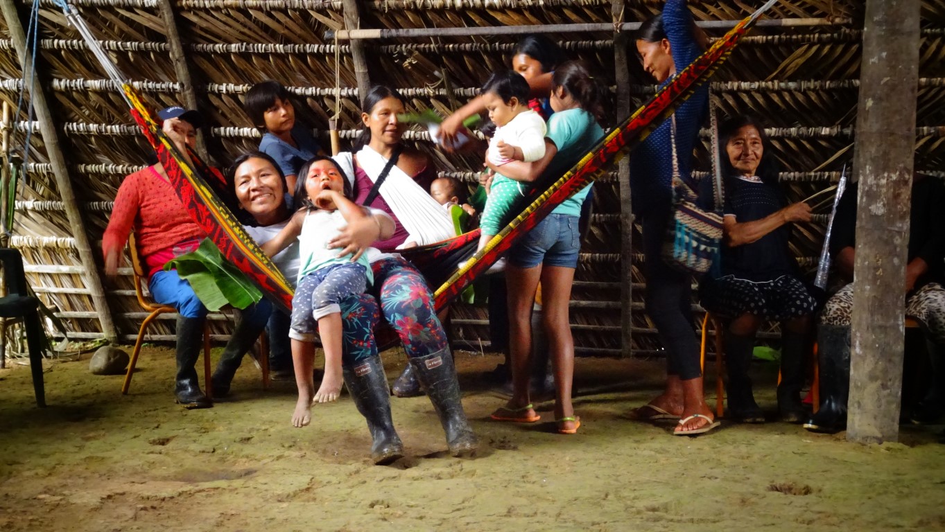 Waorani julio 2019 hangmat .JPG